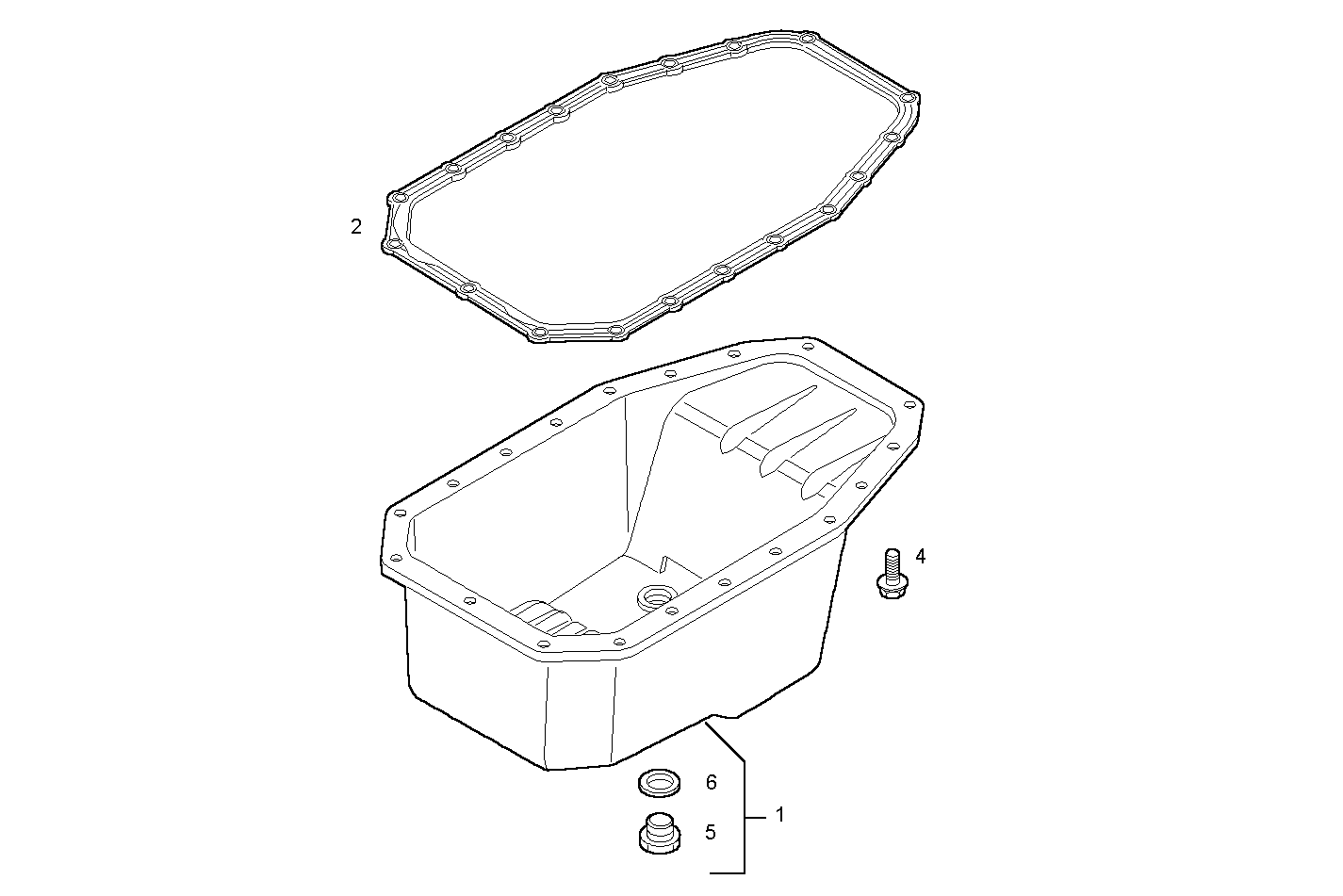 OIL SUMP parts diagram