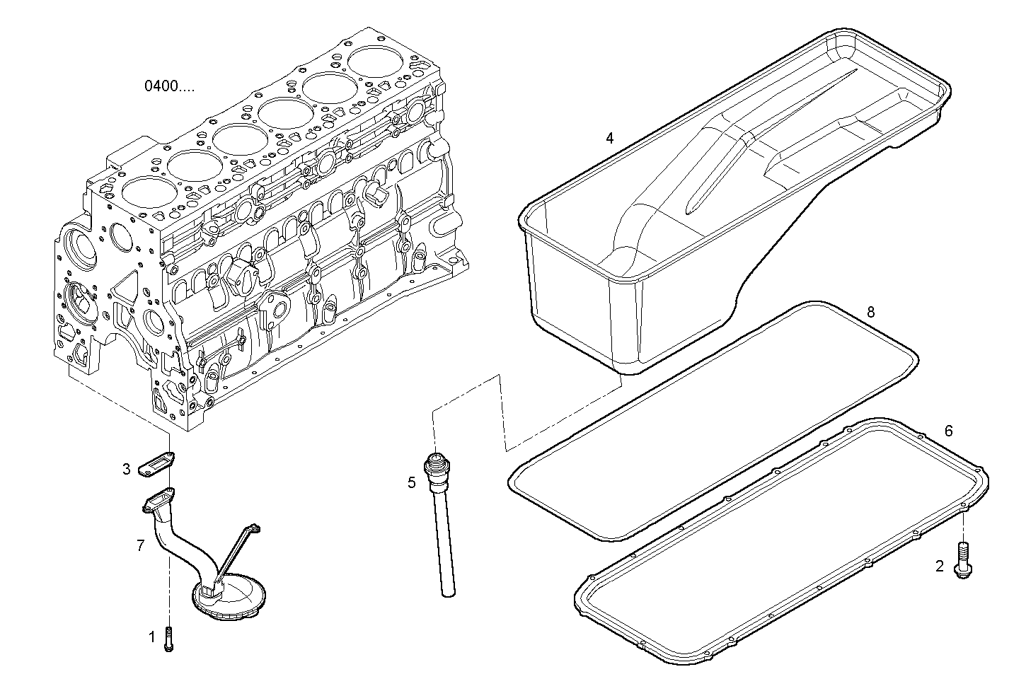 OIL SUMP parts diagram