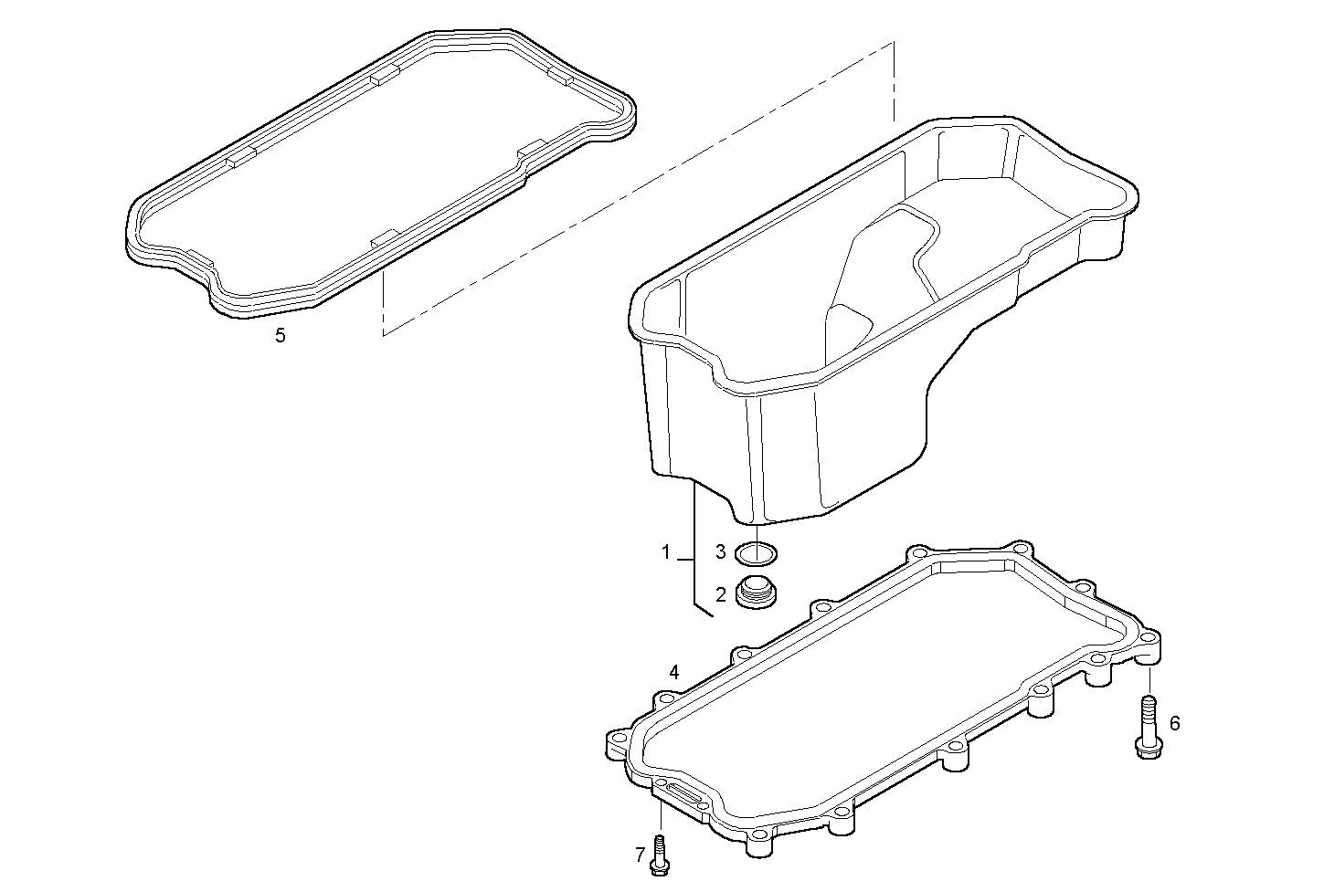 OIL SUMP parts diagram