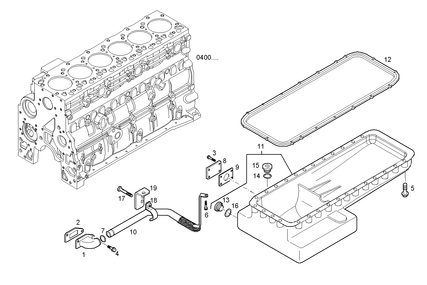 OIL SUMP parts diagram