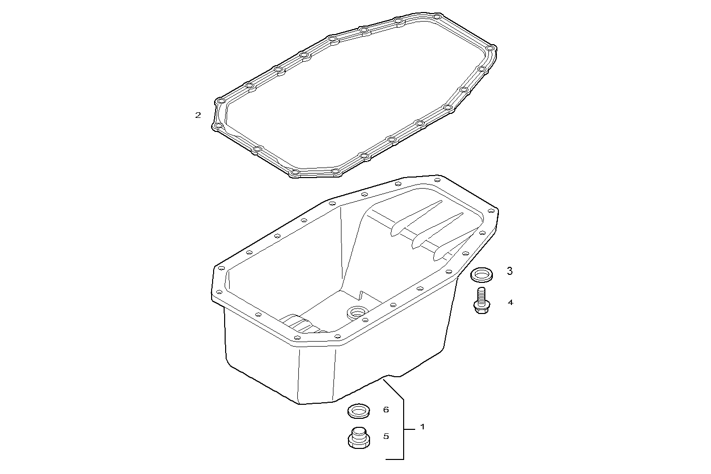 OIL SUMP parts diagram