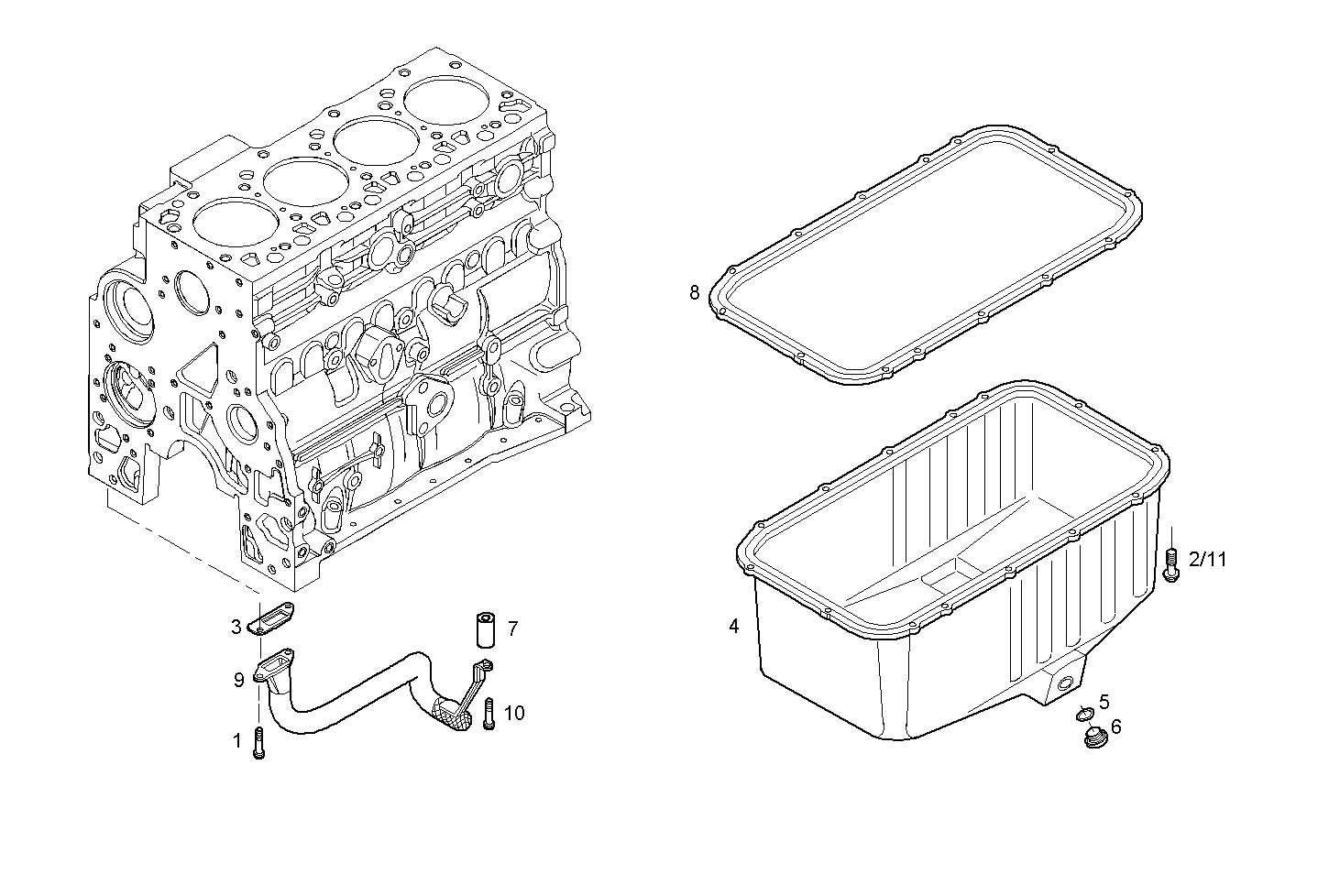 OIL SUMP parts diagram