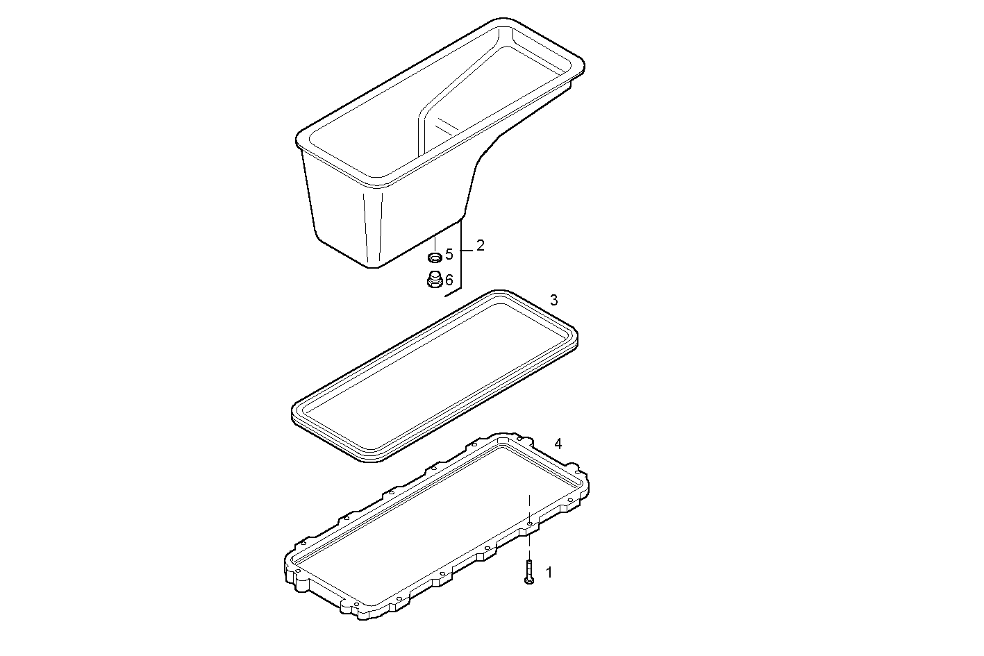 OIL SUMP parts diagram