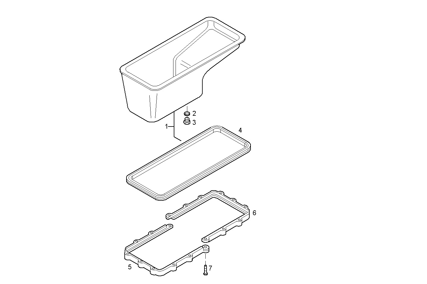 OIL SUMP parts diagram