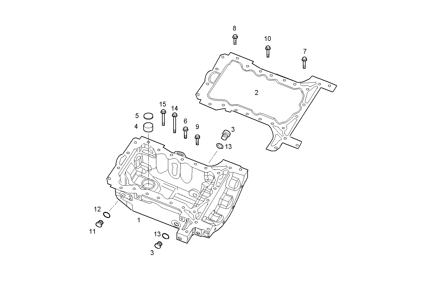 OIL SUMP parts diagram