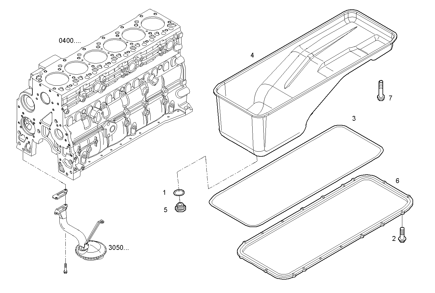OIL SUMP parts diagram