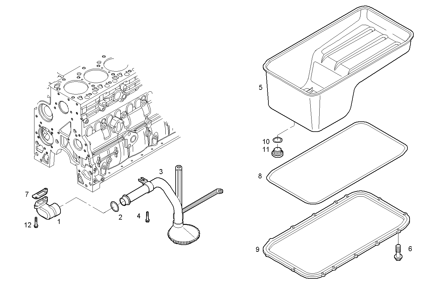 OIL SUMP parts diagram