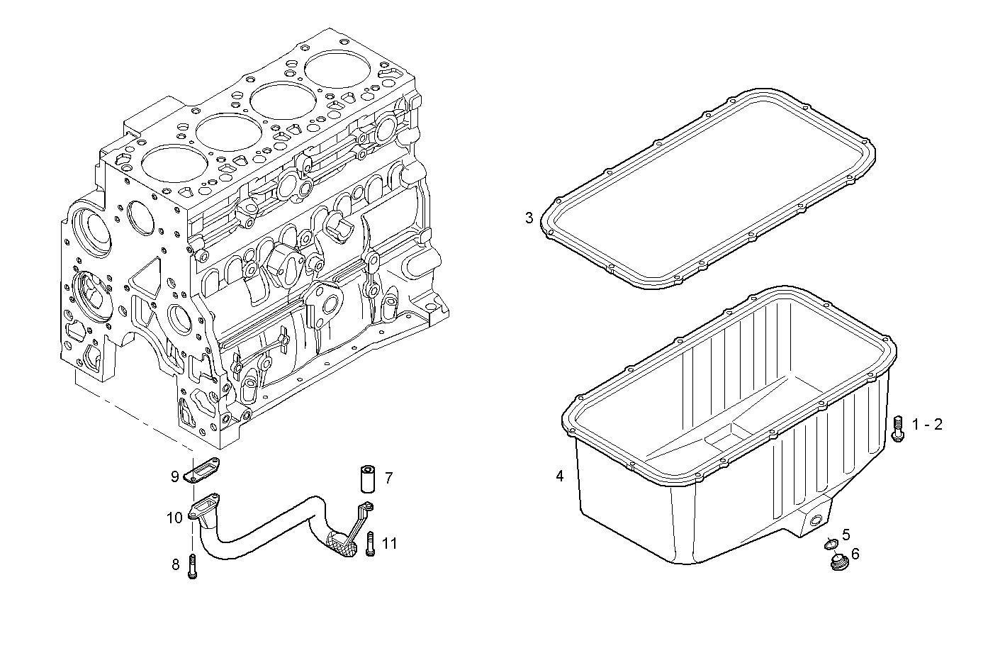 OIL SUMP parts diagram