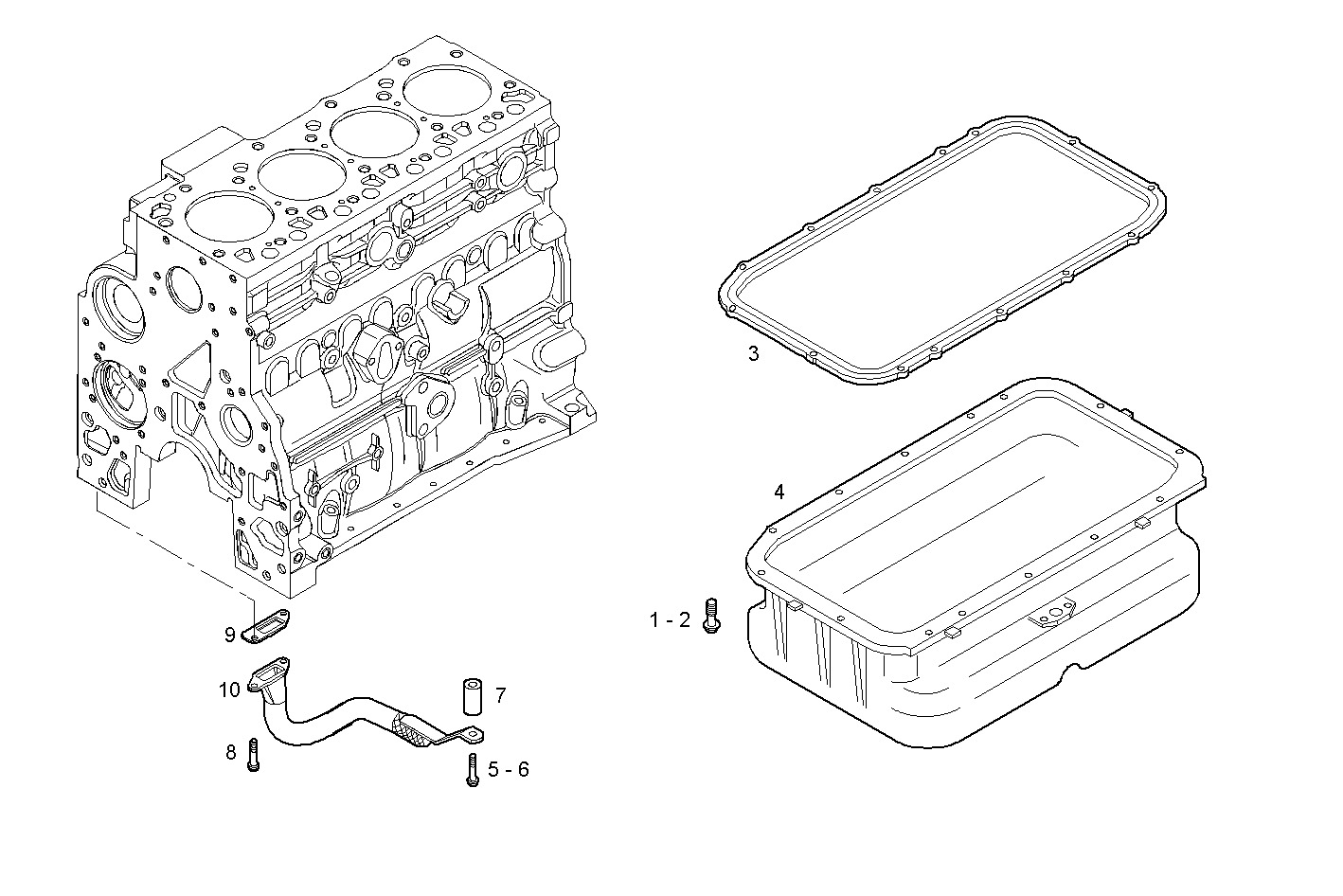OIL SUMP parts diagram