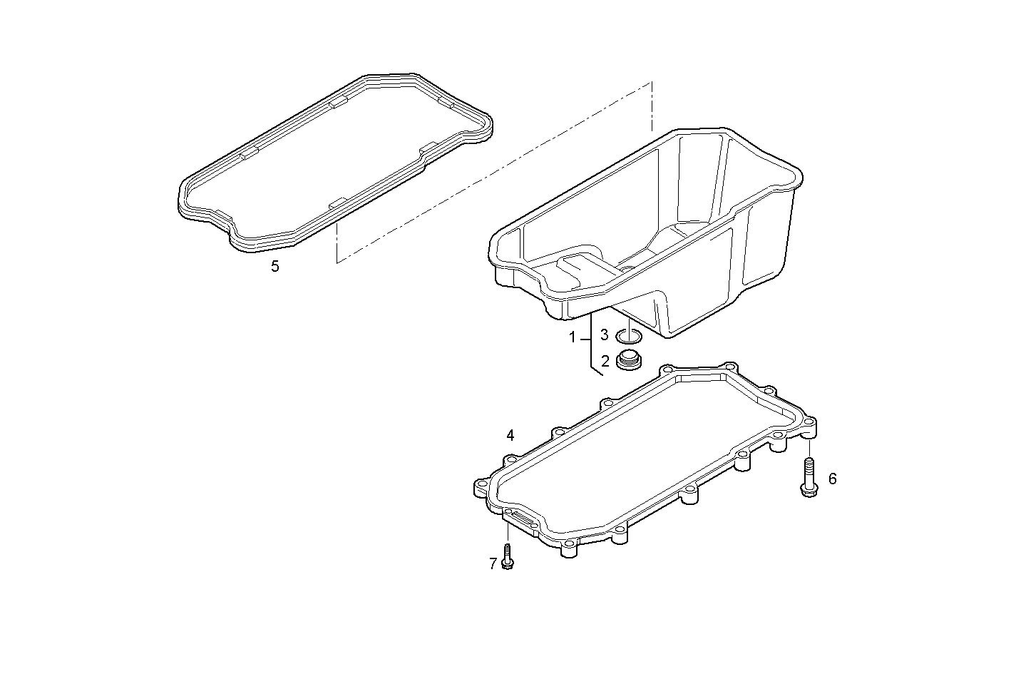 OIL SUMP parts diagram