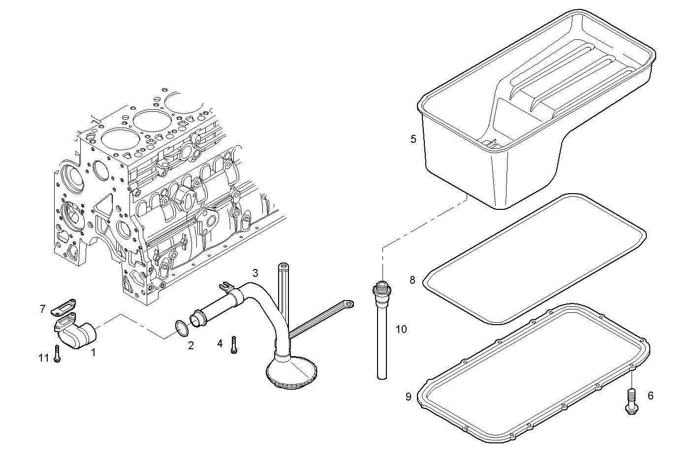 OIL SUMP parts diagram