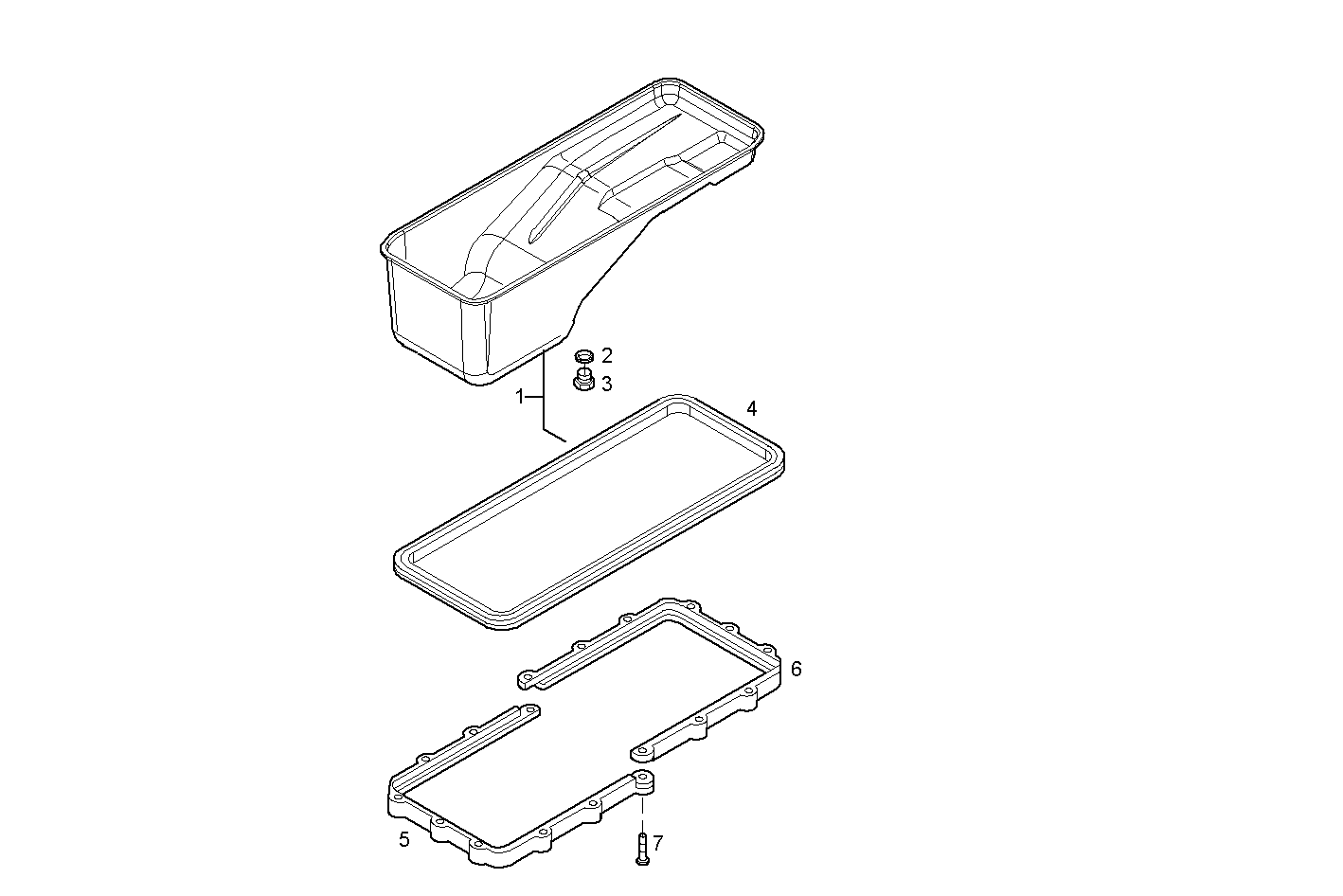 OIL SUMP parts diagram