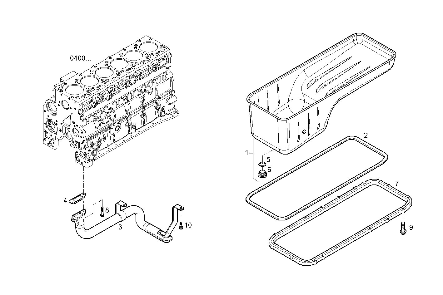 OIL SUMP parts diagram