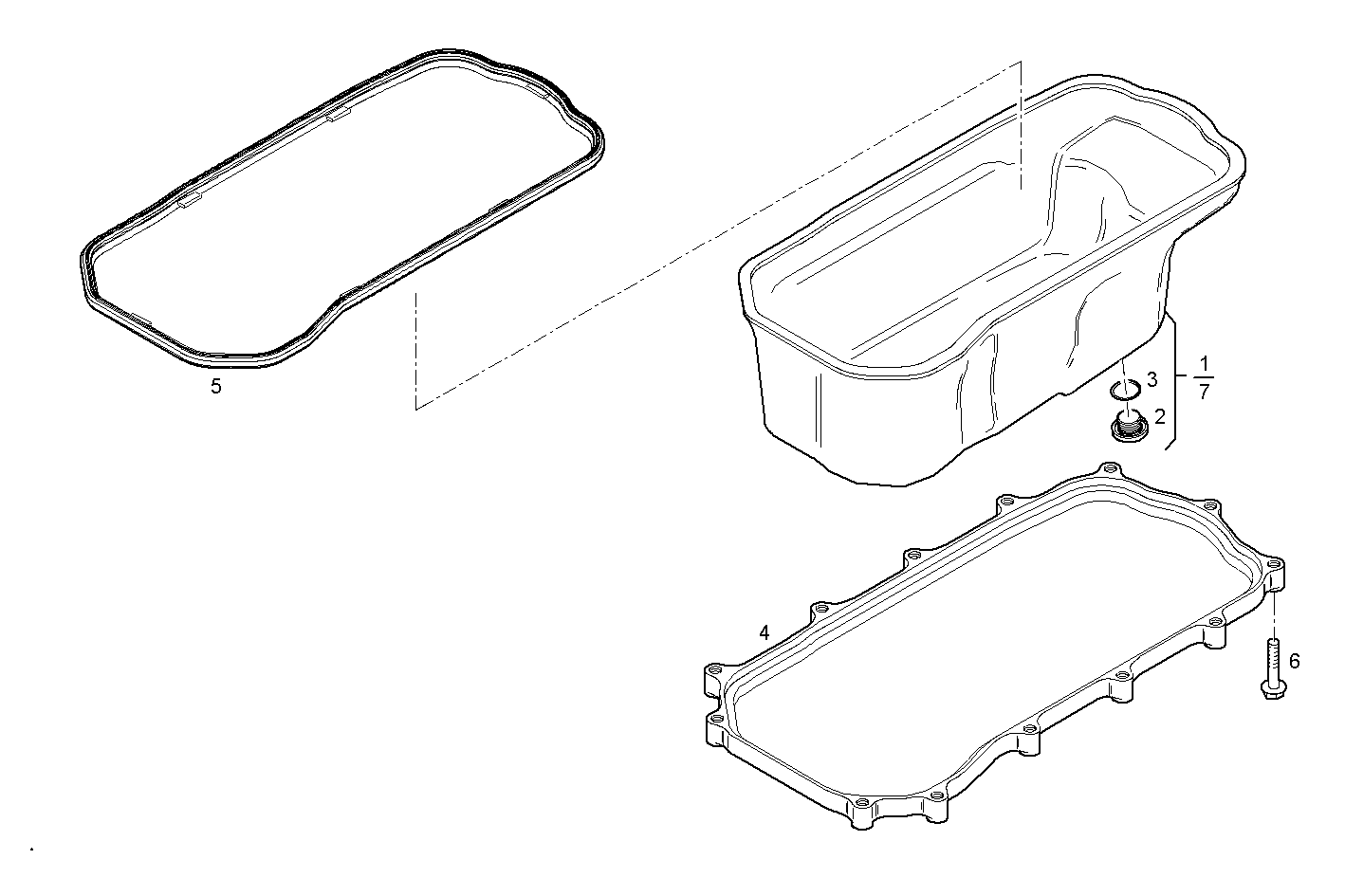 OIL SUMP parts diagram