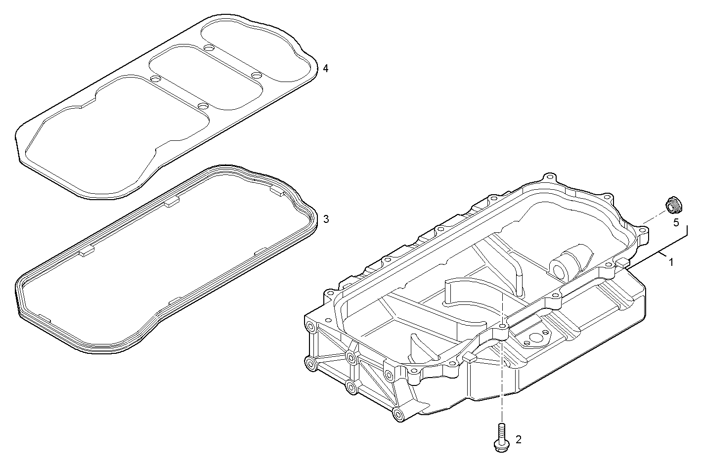 OIL SUMP parts diagram