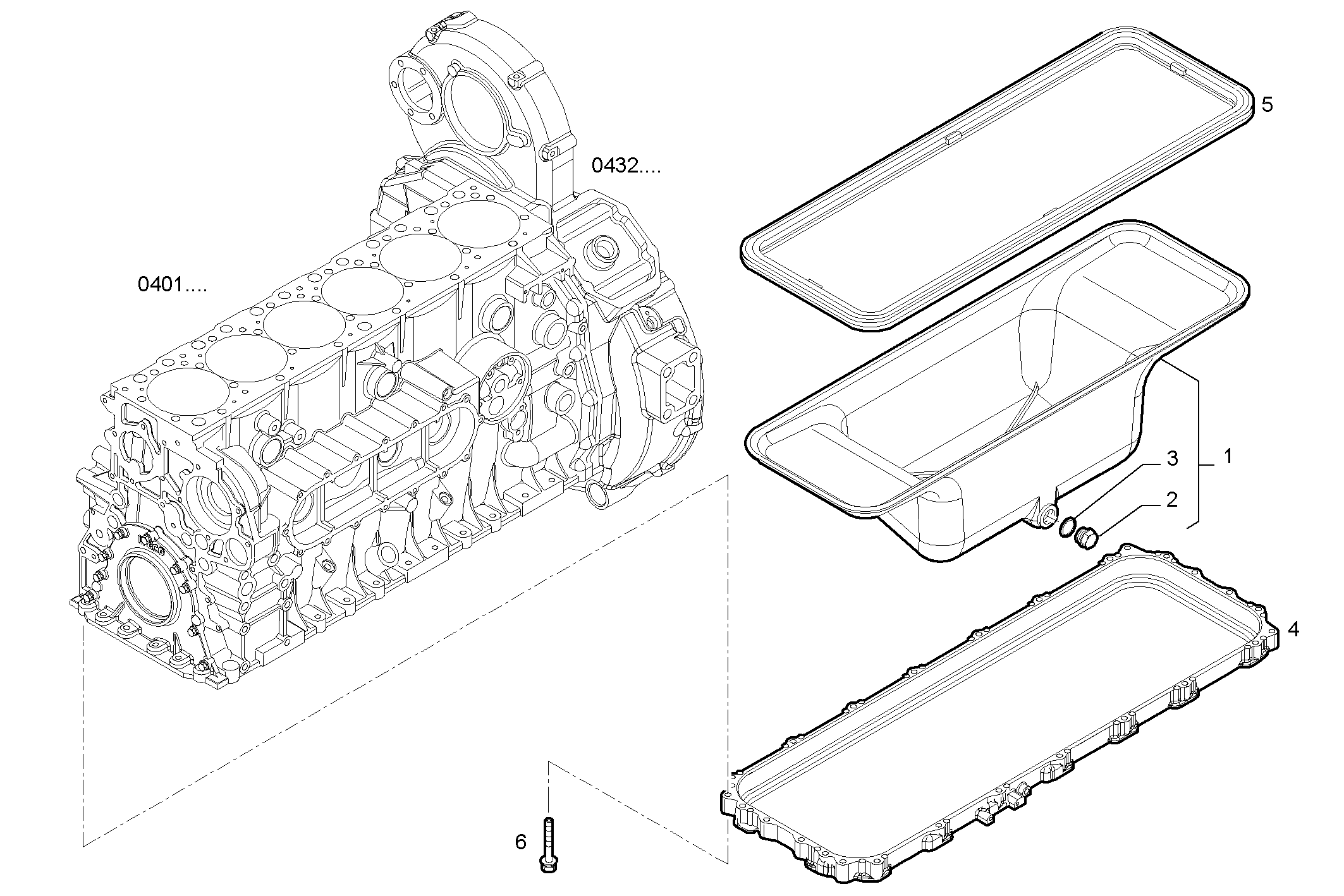 OIL SUMP parts diagram