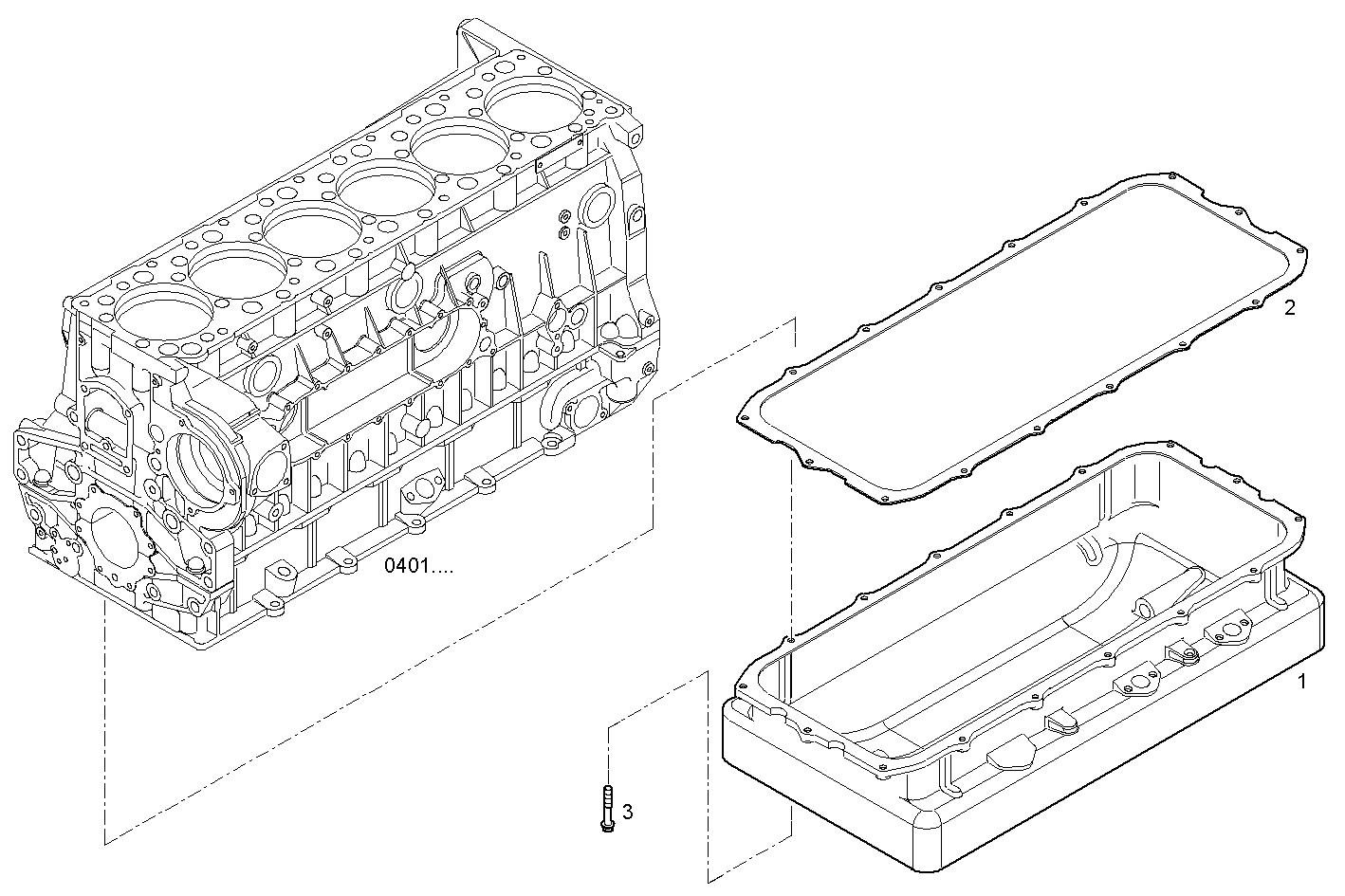 OIL SUMP parts diagram