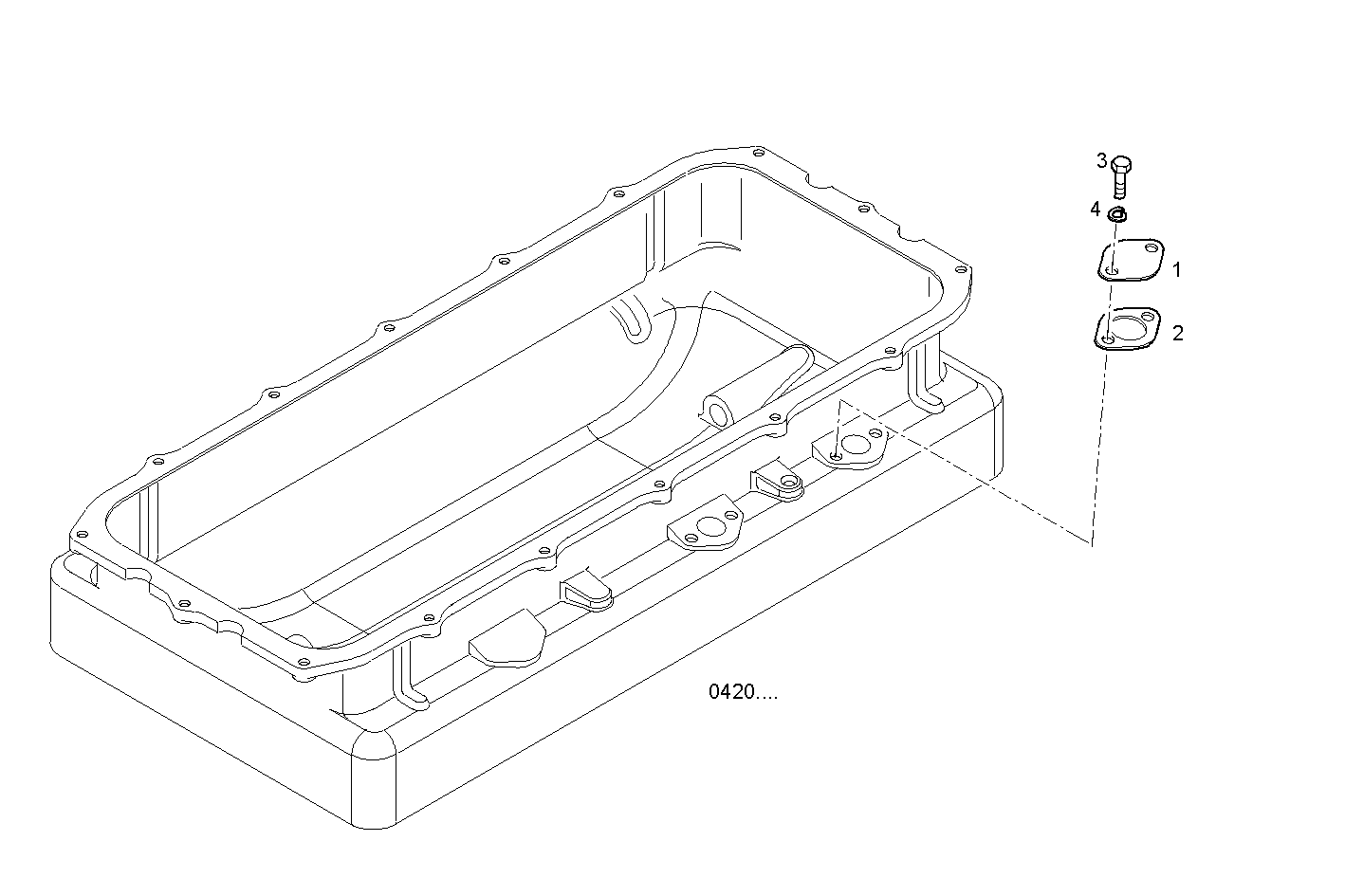 OIL SUMP parts diagram