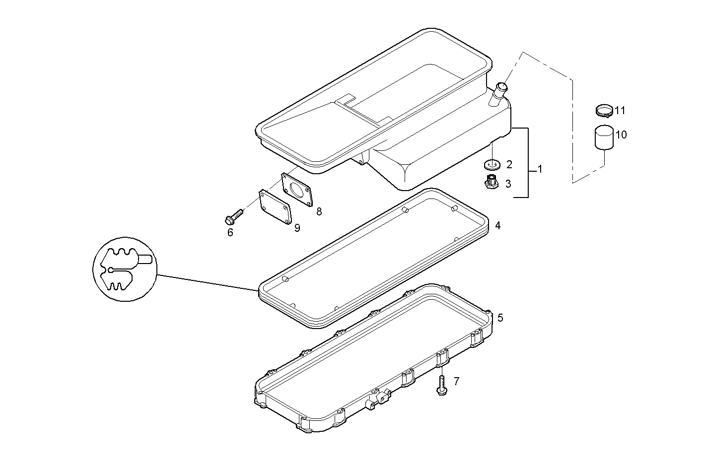 OIL SUMP parts diagram