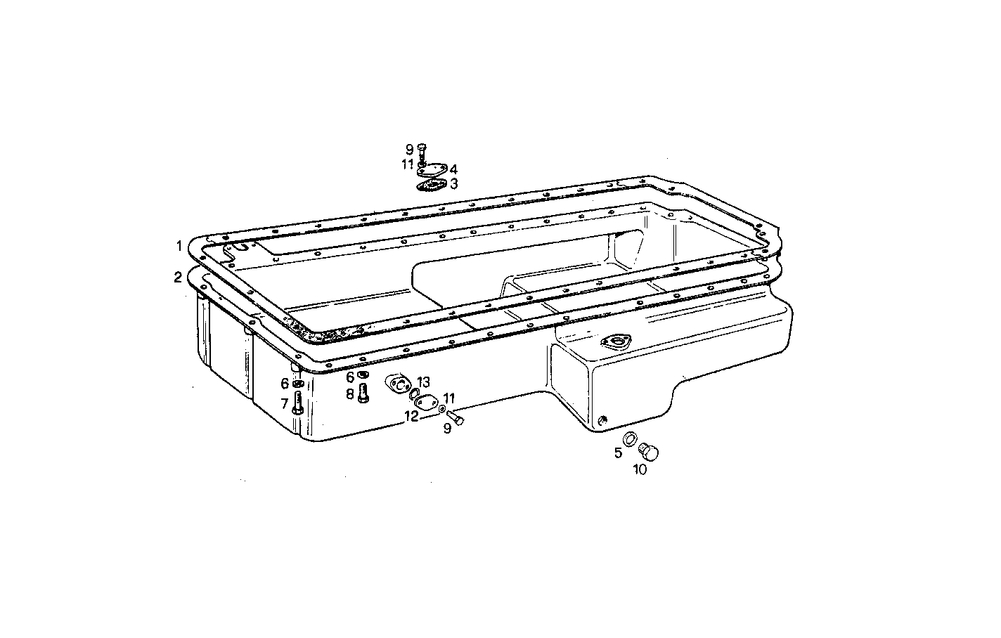 OIL SUMP parts diagram