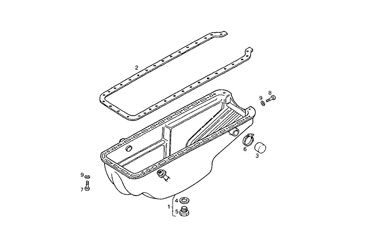 OIL SUMP parts diagram