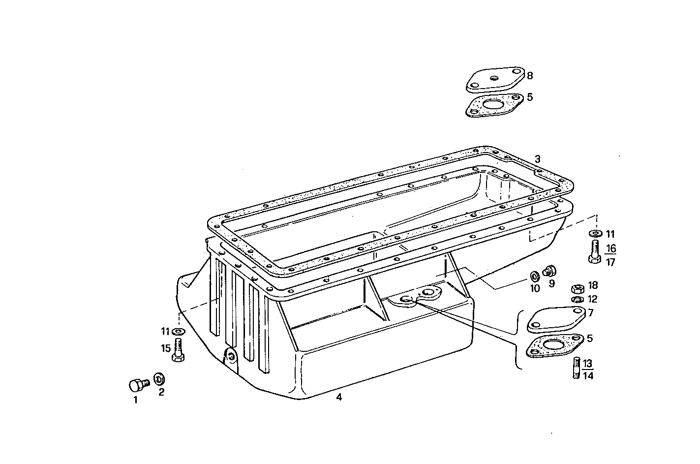 OIL SUMP parts diagram