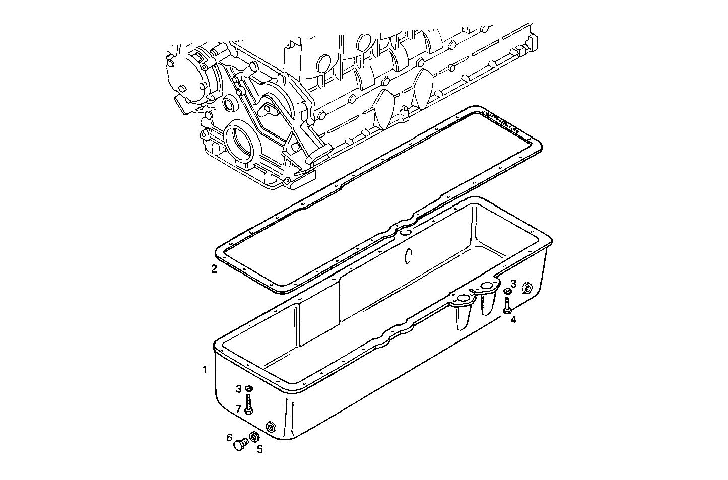 OIL SUMP parts diagram