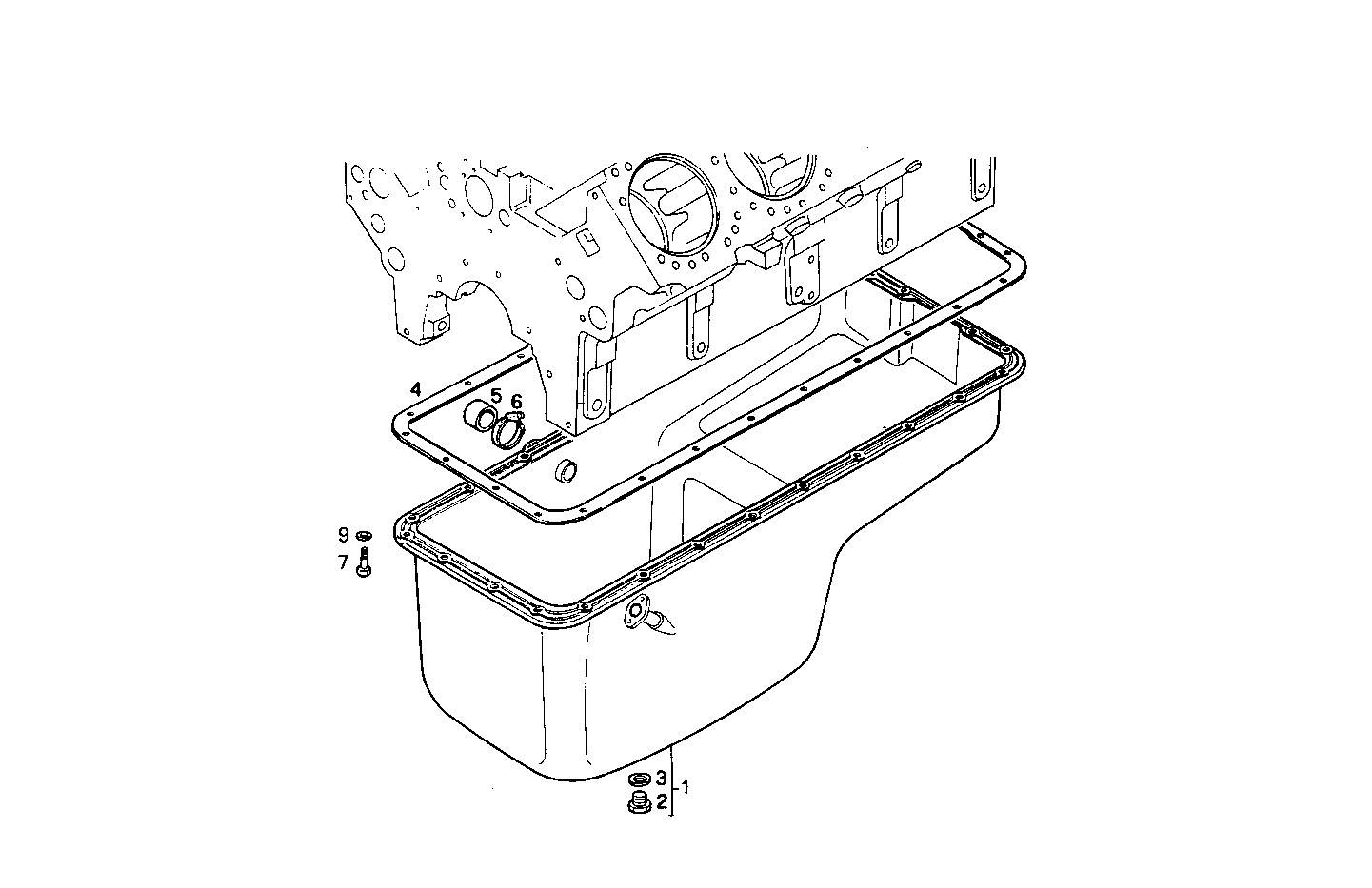 OIL SUMP parts diagram