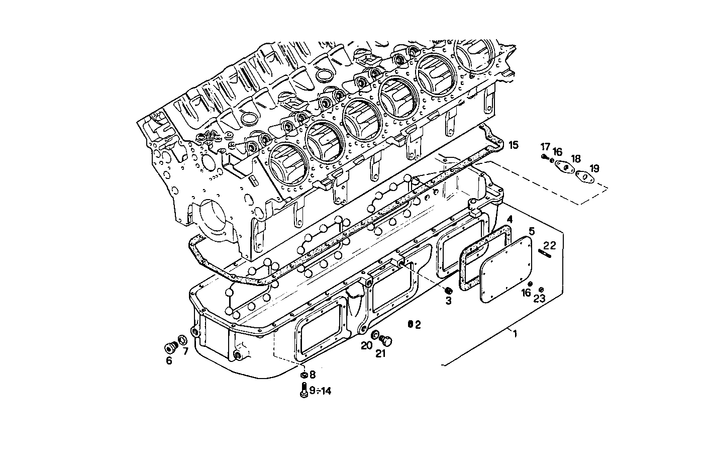 OIL SUMP parts diagram
