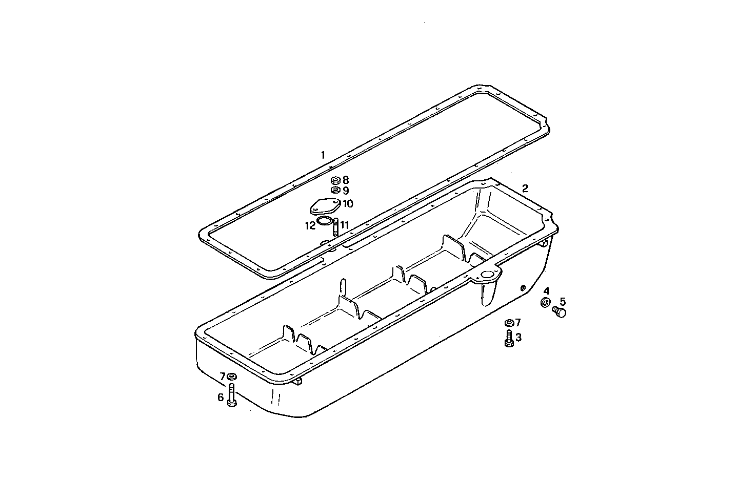 OIL SUMP parts diagram