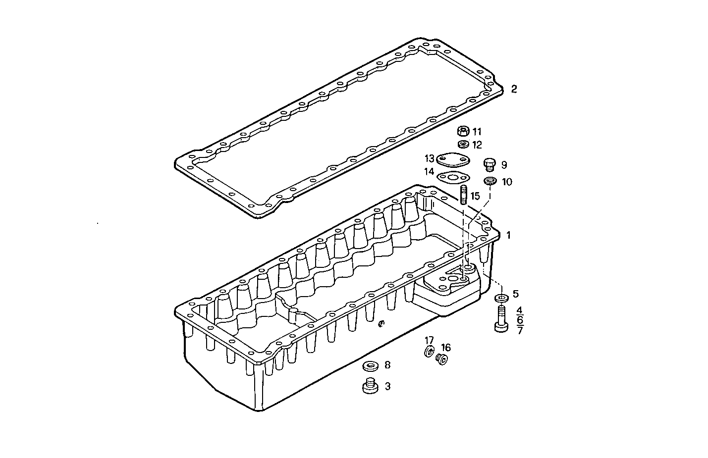 OIL SUMP parts diagram