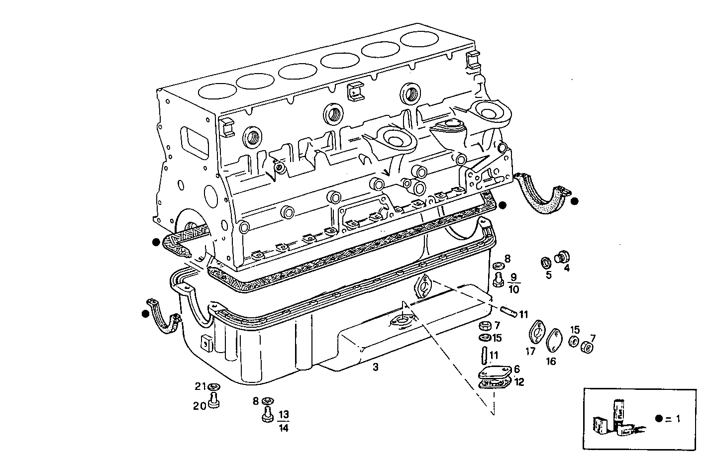 OIL SUMP parts diagram