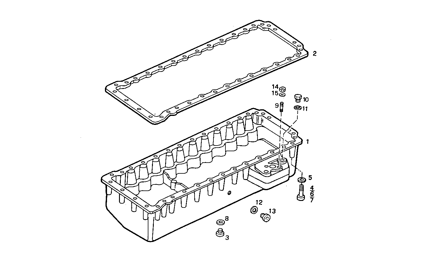 OIL SUMP parts diagram