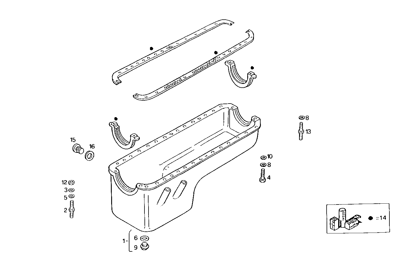 OIL SUMP parts diagram
