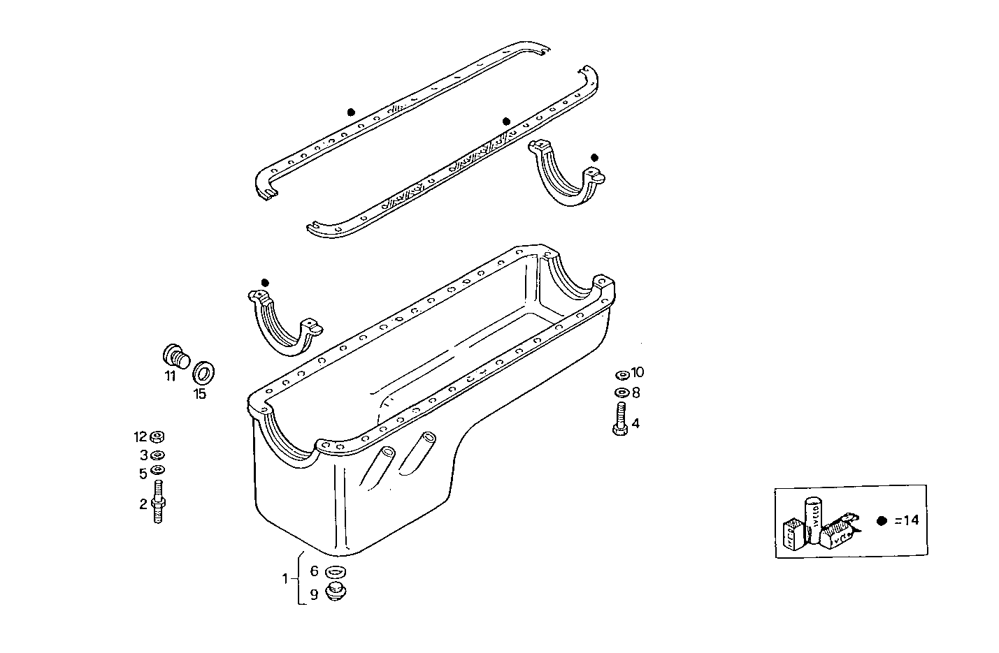 OIL SUMP parts diagram