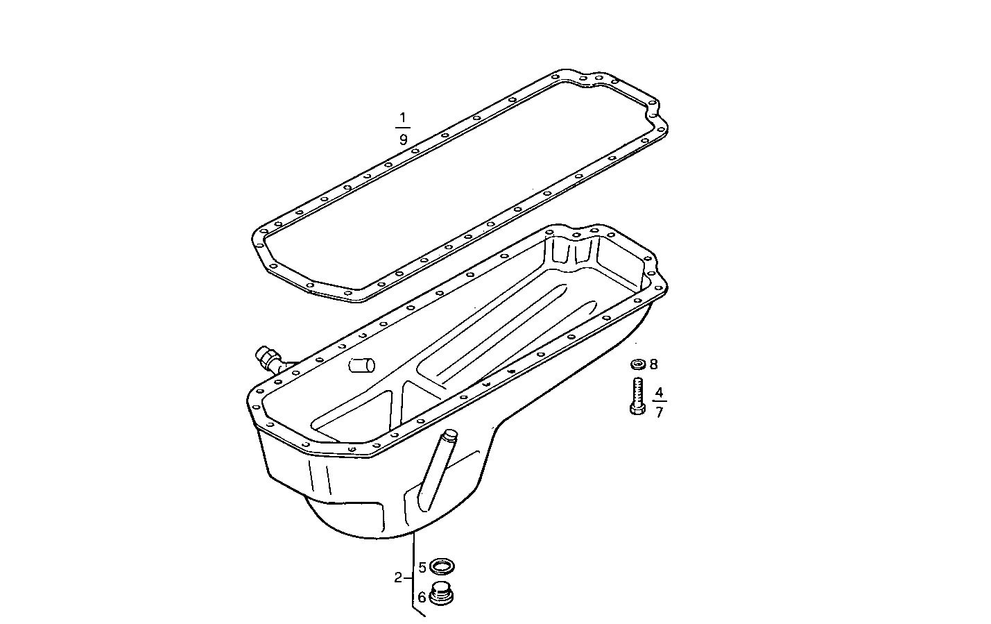 OIL SUMP parts diagram