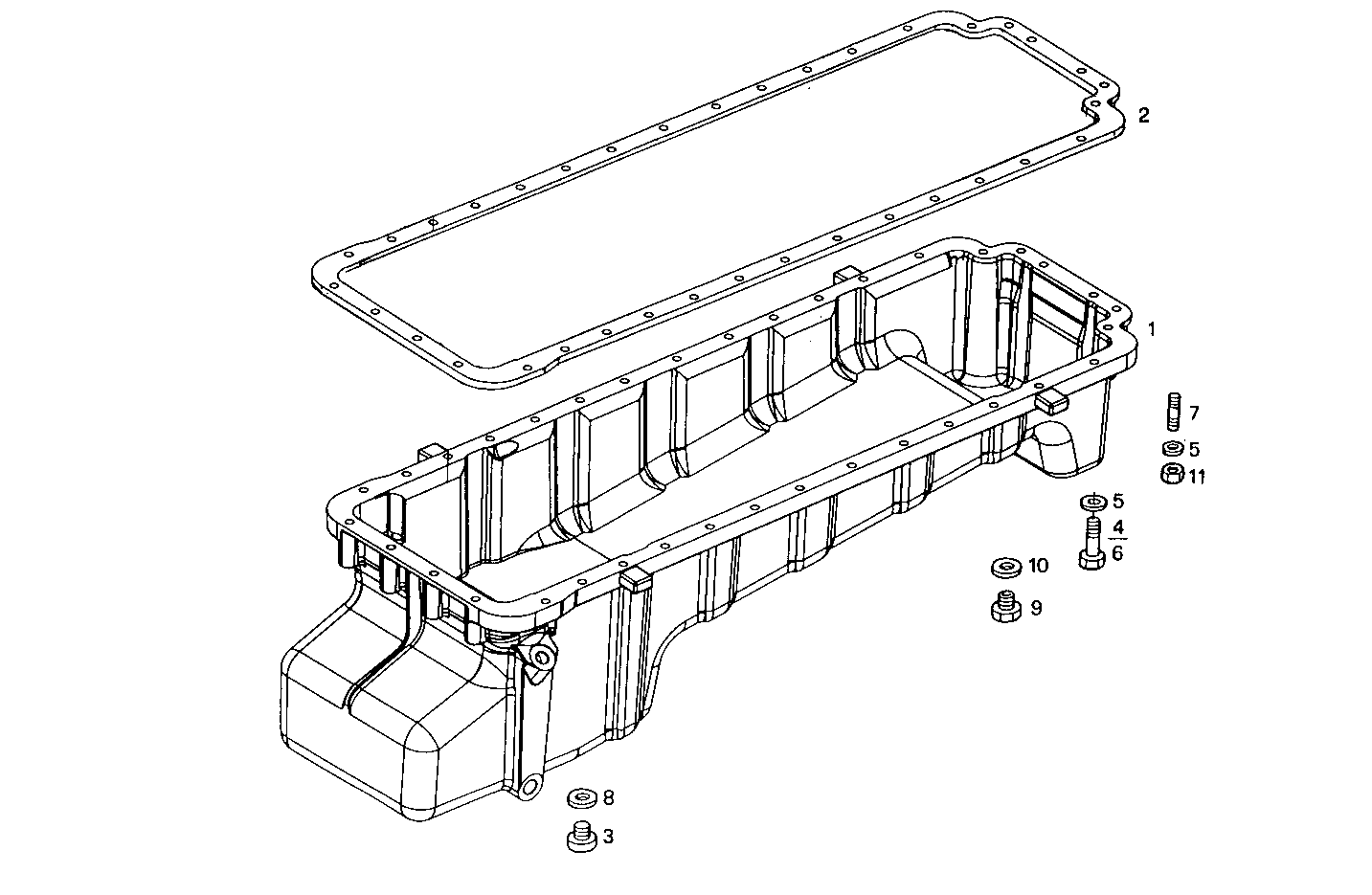 OIL SUMP parts diagram