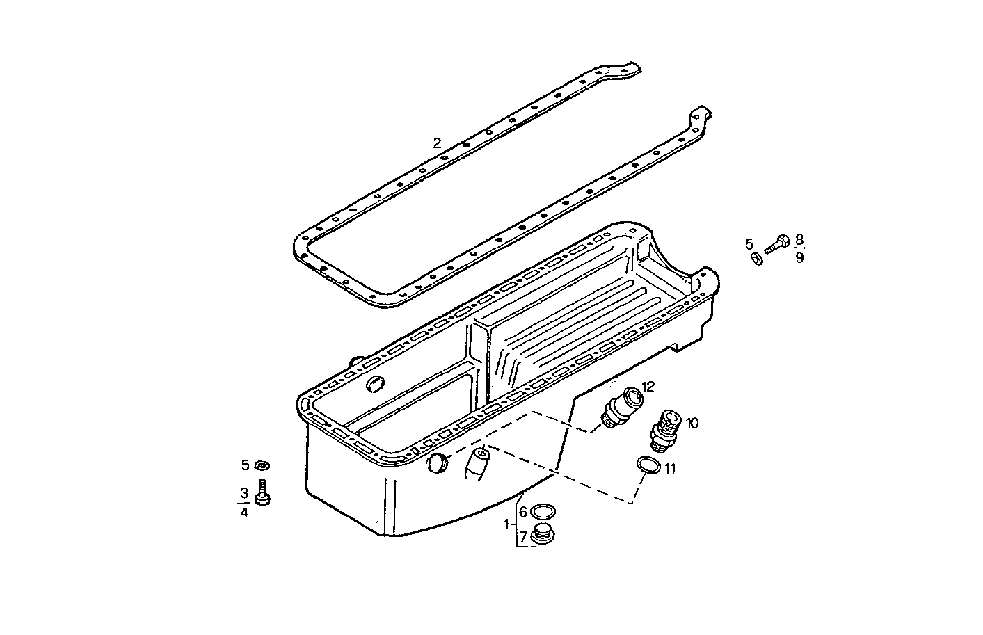 OIL SUMP parts diagram