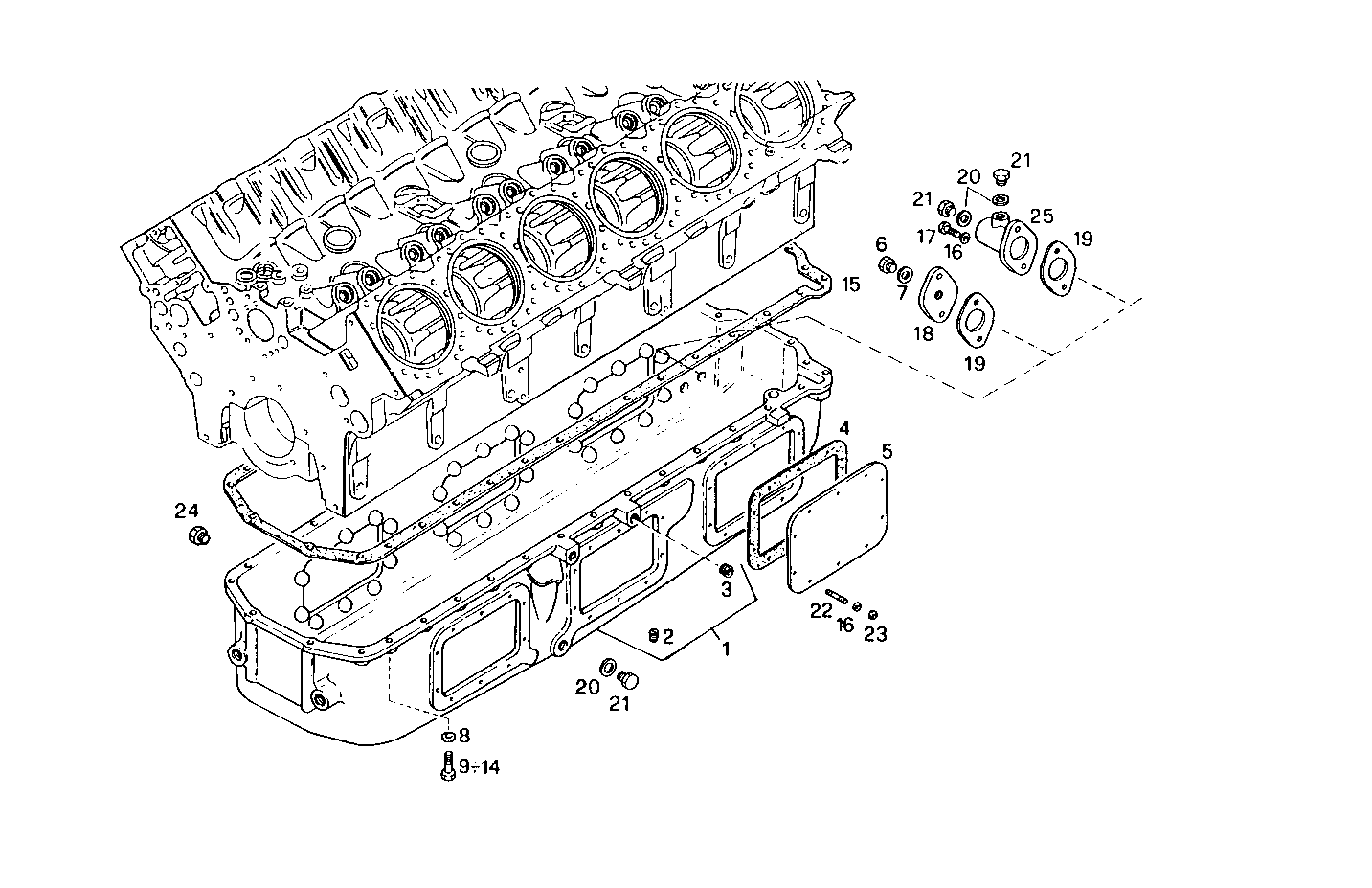 OIL SUMP parts diagram