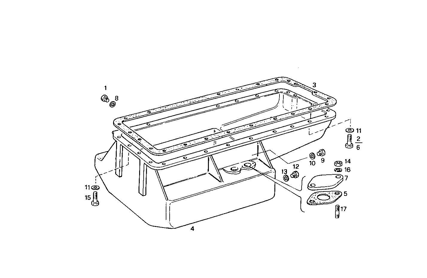 OIL SUMP parts diagram