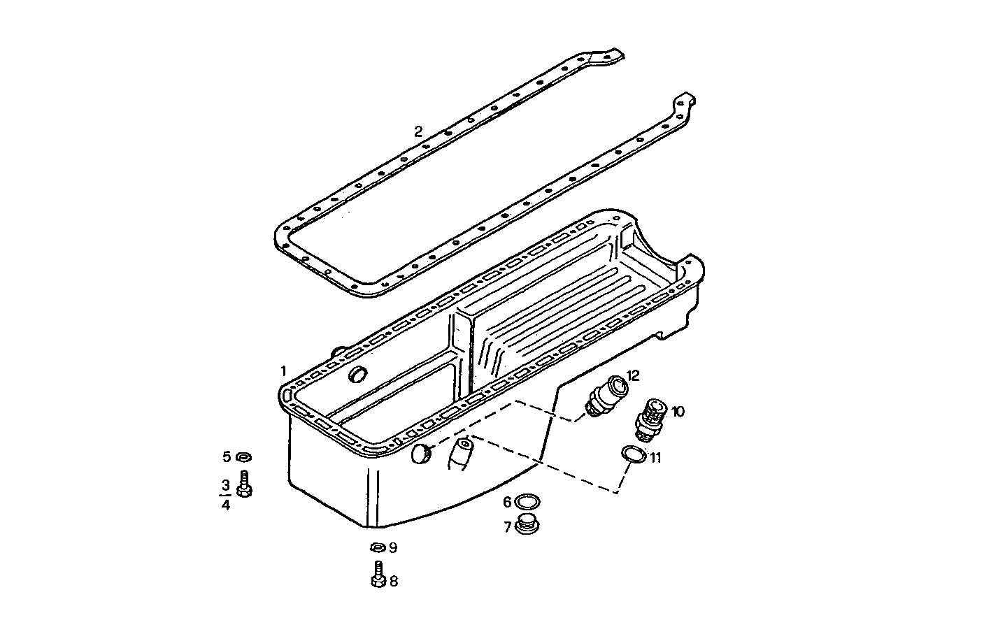OIL SUMP parts diagram