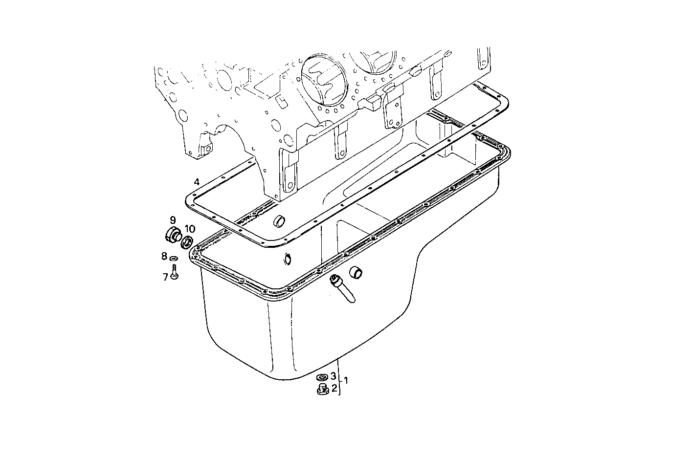 OIL SUMP parts diagram