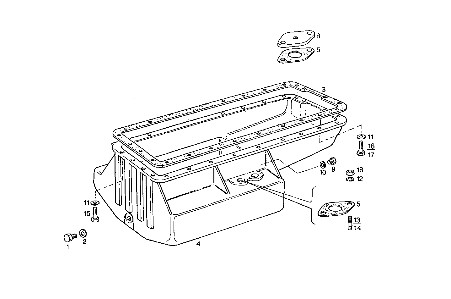 OIL SUMP parts diagram