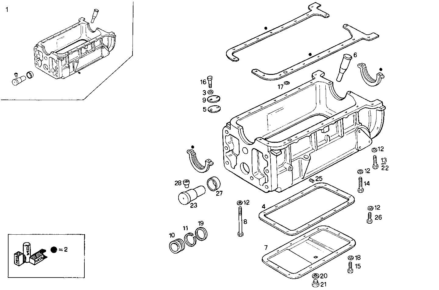 OIL SUMP parts diagram