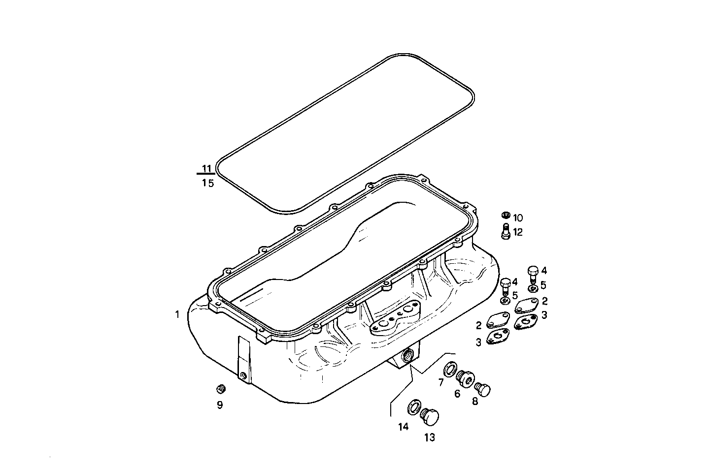 OIL SUMP parts diagram