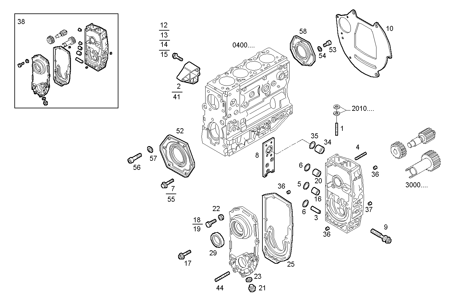 INSERTED BOX ASSEM. parts diagram
