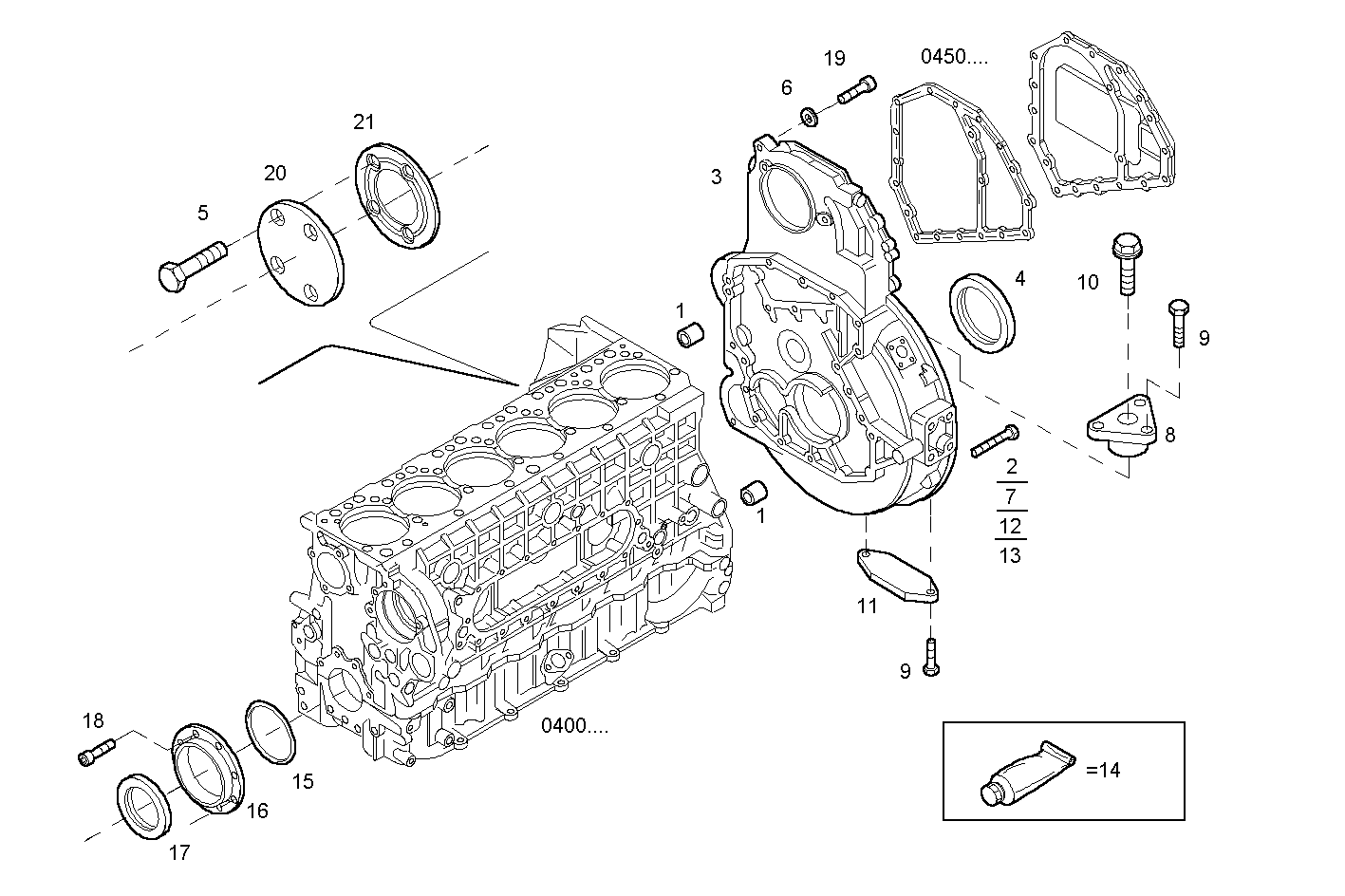 INSERTED BOX ASSEM. parts diagram
