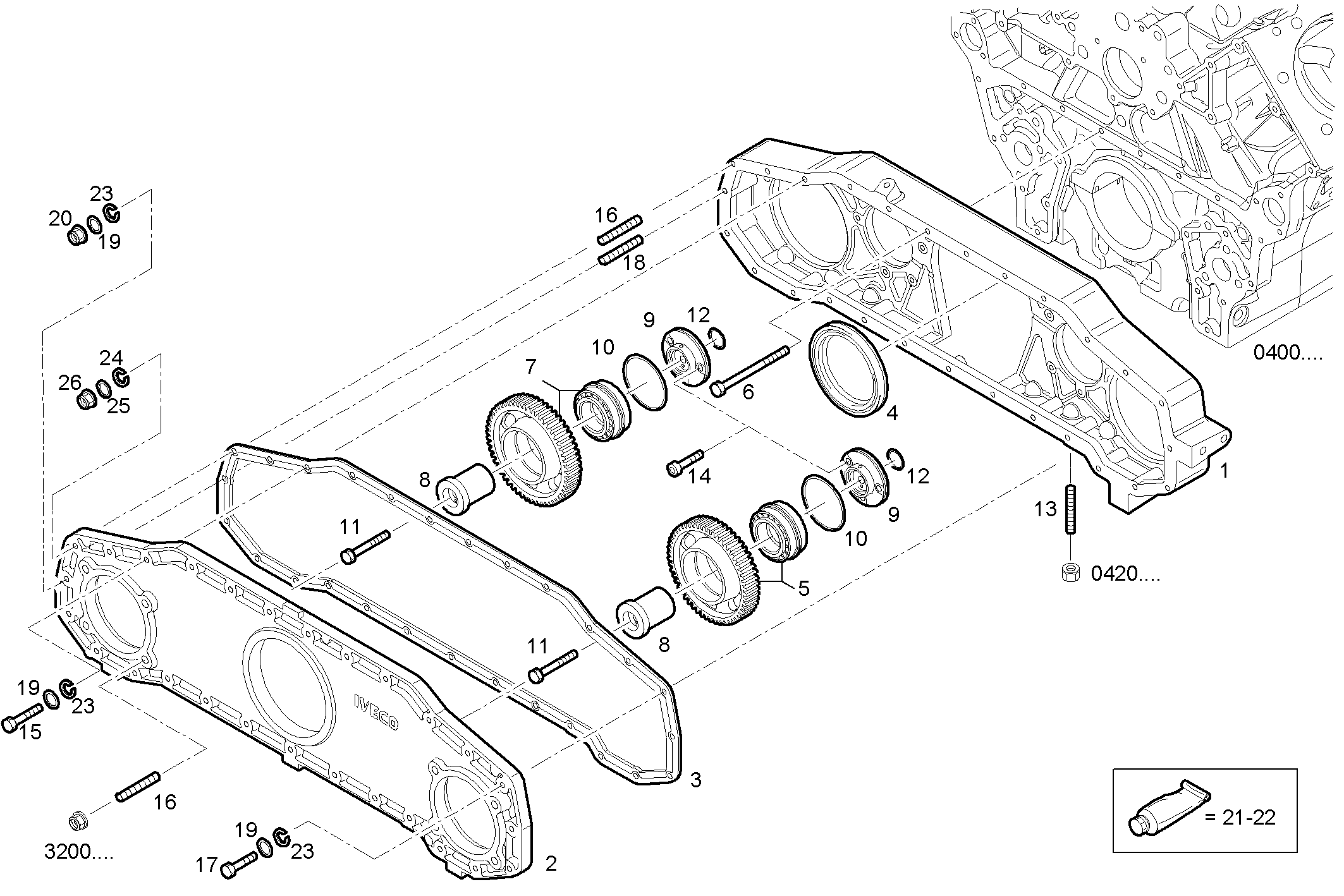 INSERTED BOX ASSEM. parts diagram