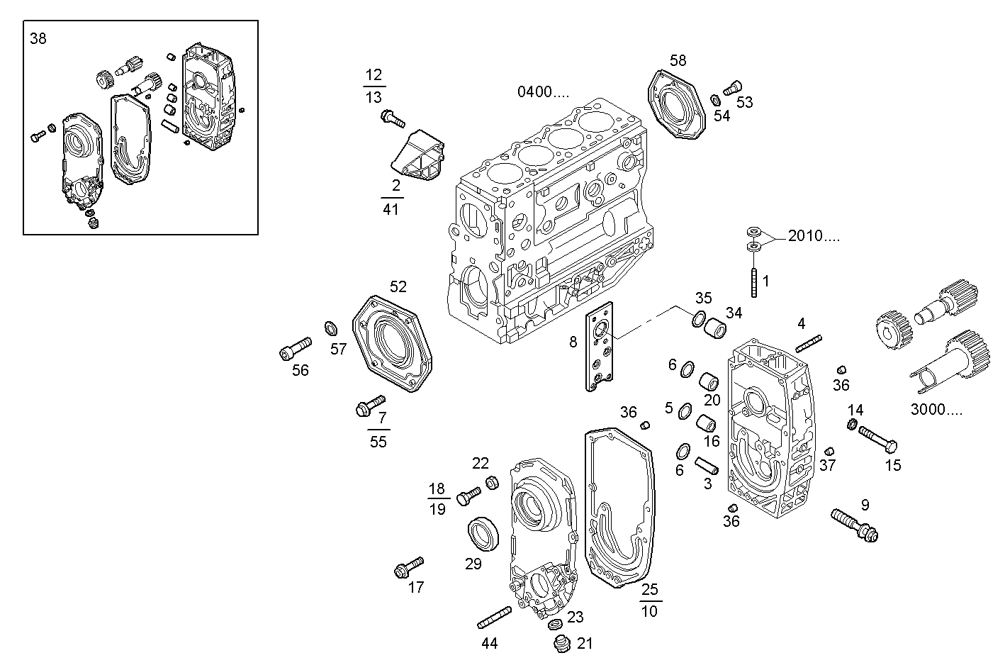 INSERTED BOX ASSEM. parts diagram