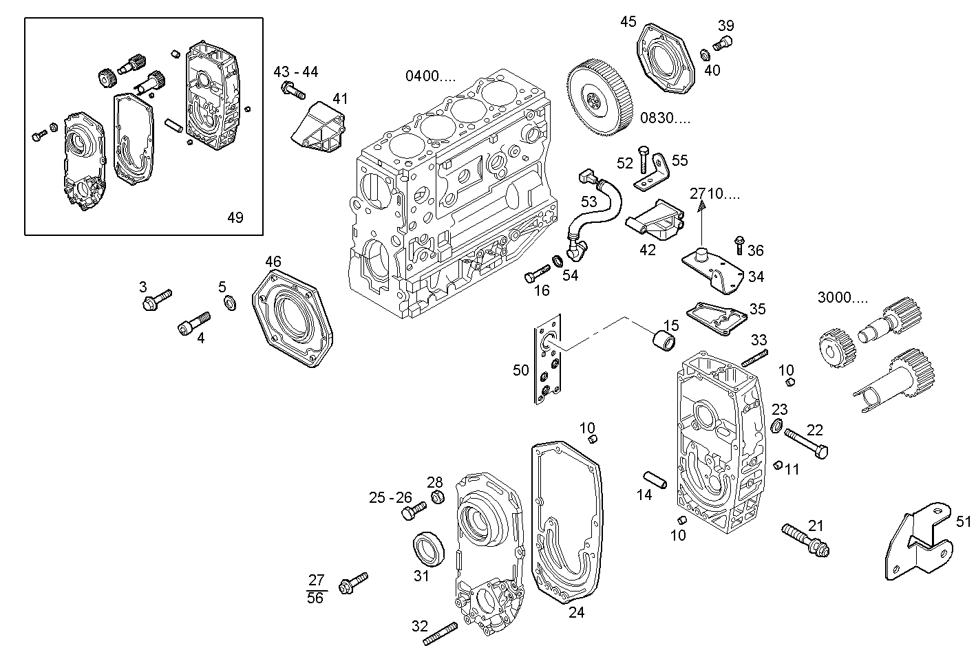 INSERTED BOX ASSEM. parts diagram